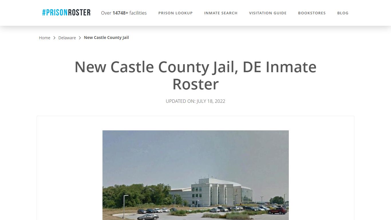 New Castle County Jail, DE Inmate Roster